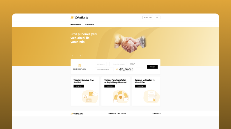 VakıfBank Erbil - Kurumsal Web Sitesi