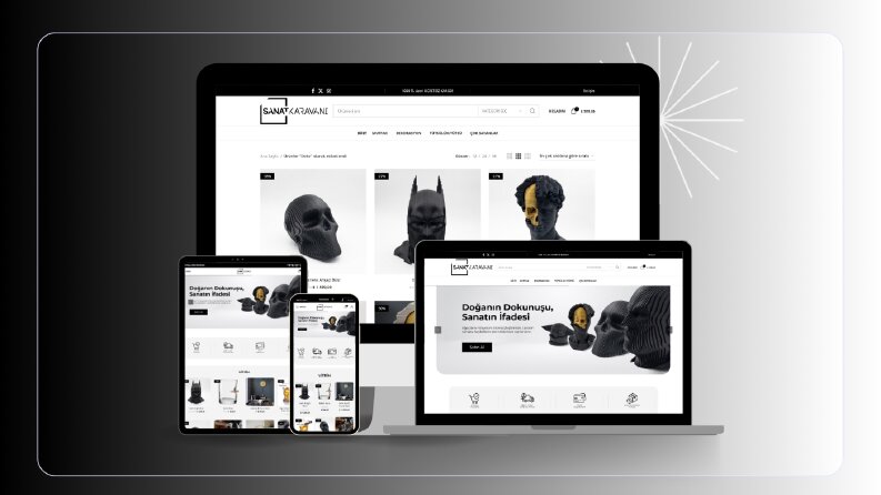 E-ticaret Web Site Tasarımı 