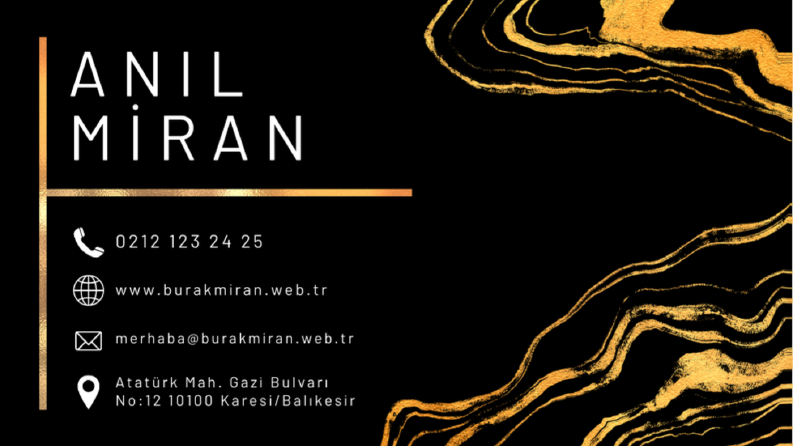 Kartvizit Tasarımlarım