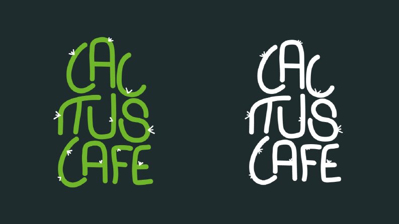 Kaktüs Kafe İçin Logo Tasarımı