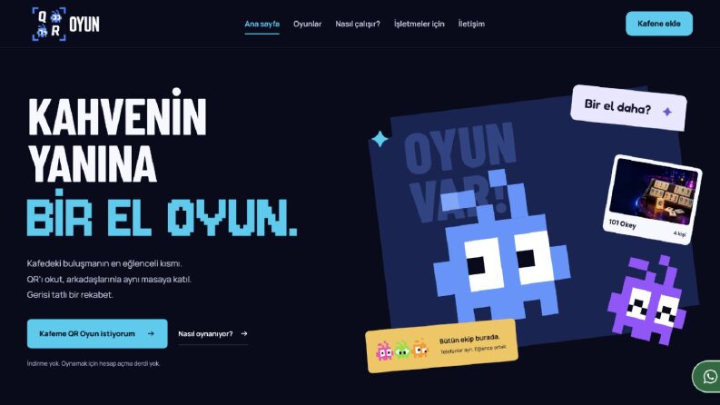 QROyun — QR ile açılan sosyal oyun platformu