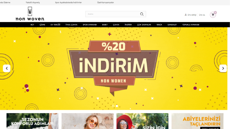 Ticimaz E-ticaret örneklerim