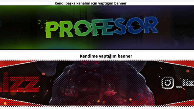 Yayın Ve Youtube İçin Tasarımlar
