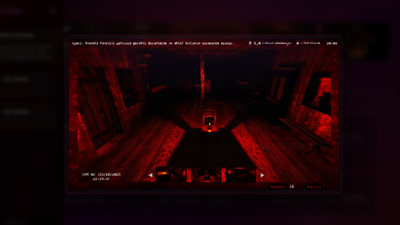 Karanlık Tema Thumbnail Gezinme Paneli (Web UI)