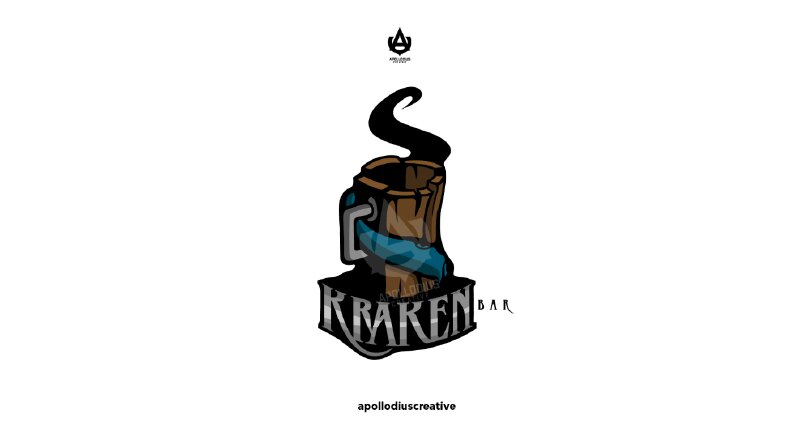 Kraken Bar - Maskot Logo Çalışması