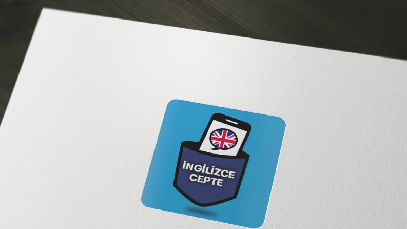 İngilizce Cepte - Logo calışması