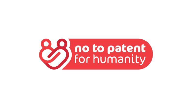 "No To Patent For Humanity" Logo Tasarımı