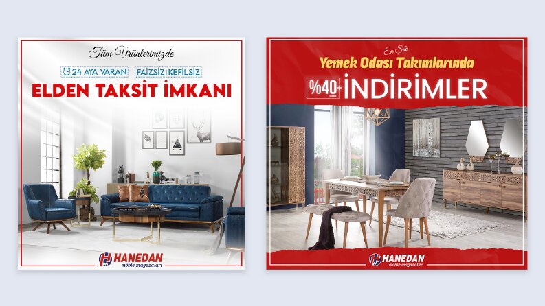 Hanedan Mobilya - Kampanya Görsel Tasarımı