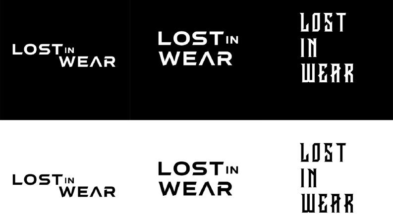 Lost İn Wear Örnek Logo Tasarımı