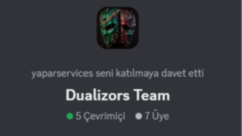 Dualizors Team - Topluluk Sunucusu