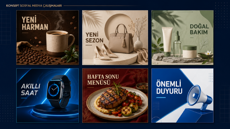 Sosyal Medya Tasarımları – Konsept Portfolyo