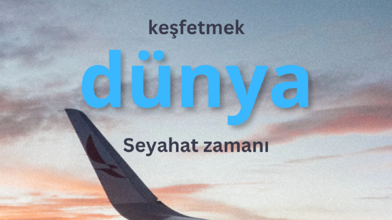 Dünya Seyahat Afişi Tasarımı