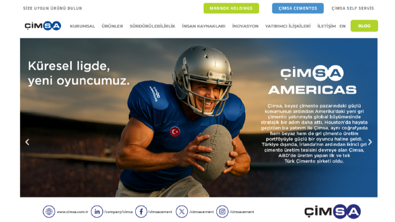 Çimsa Web Site