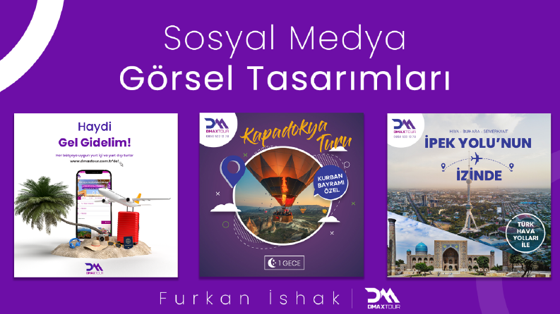 Dmax Tour - Sosyal Medya Tasarımları