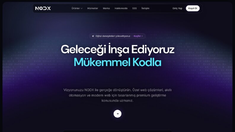 NODX kurumsal web sitesi (Next.js)