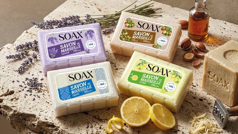 SOAX MARSILYA SABUNU ETİKET TASARIMI
