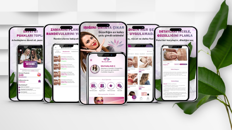 Marmara Estetik Google Play&App Store Reklam Görselleri
