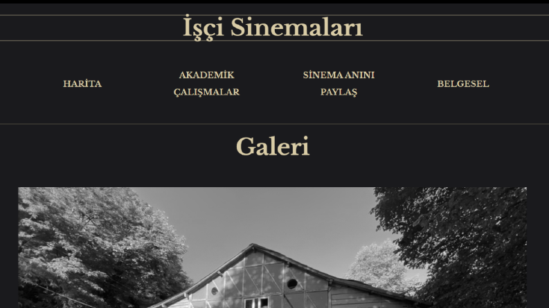 TÜBİTAK - İşçi Sinemaları - Web Sitesi