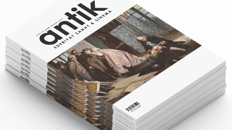 Antik Dergisi Kapak Tasarımı
