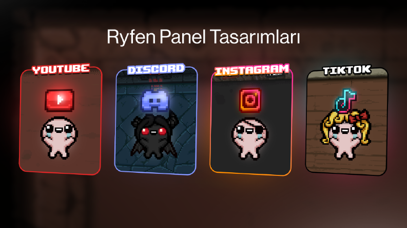  Ryfen Kick Kanalı için yaptığım yeni panel tasarımları