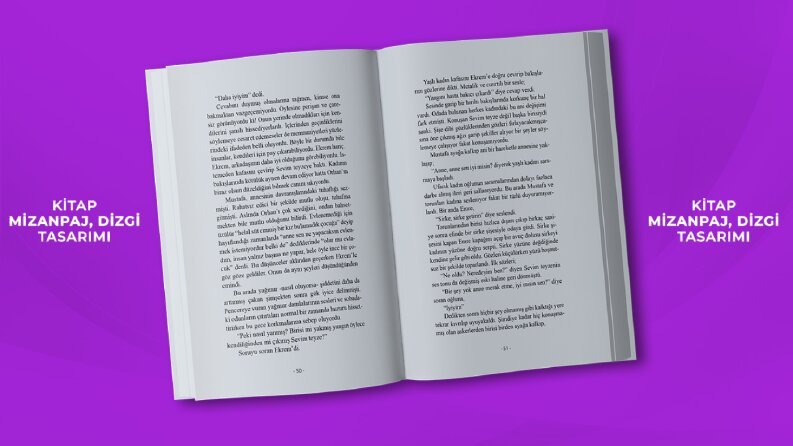 Çığlık Kitap Mizanpaj, Dizgi Tasarımı