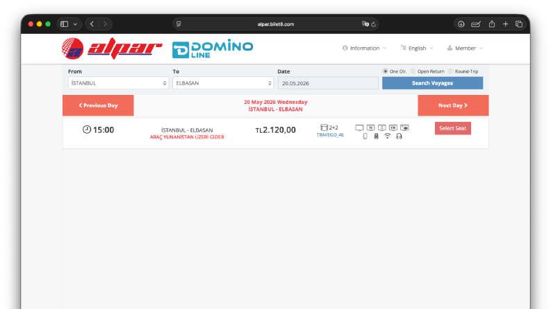 Online Bilet Satış Sistemi & E-Bilet Yazılımı