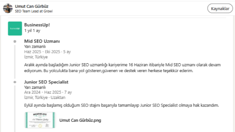 Businessup! - SEO Danışmanlığı