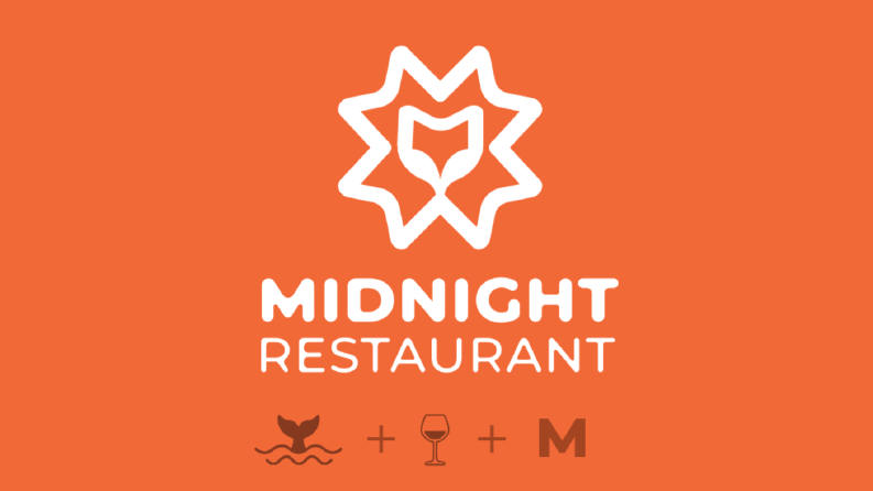 Midnight Restuarant Logo Tasarımı