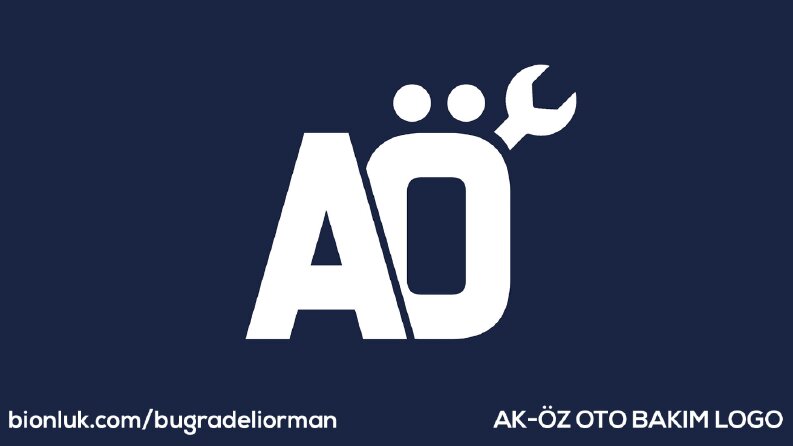 Oto Bakım ve Servis Logosu
