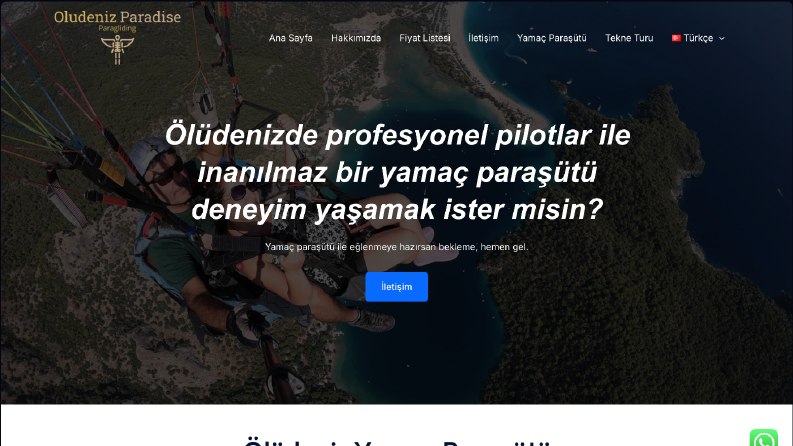 Yamaç Paraşütü Online Bilgi Sitesi