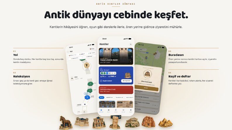 Antigone: antik kentler rehberi (iOS ve Android)