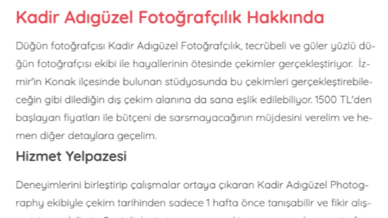 SEO Uyumlu İçerik Yazma & Anahtar Kelime Analizi 