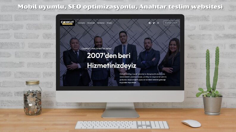 Cankut Holding - Kurumsal website örneği