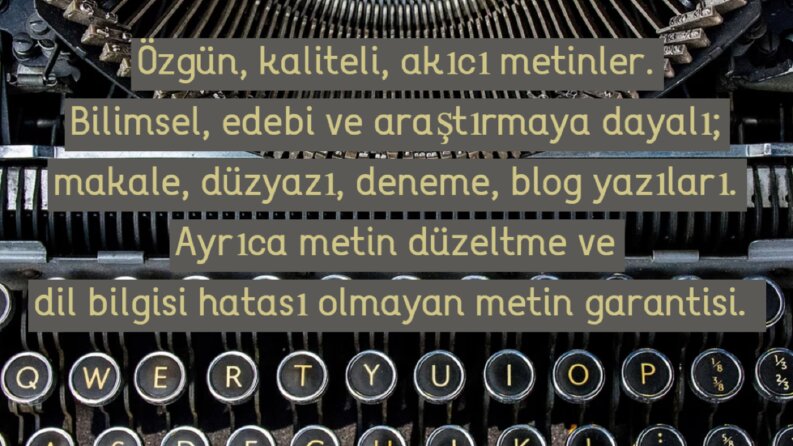 Edebi ve bilimsel makale, deneme, blog yazarlığı/ Redaksiyon