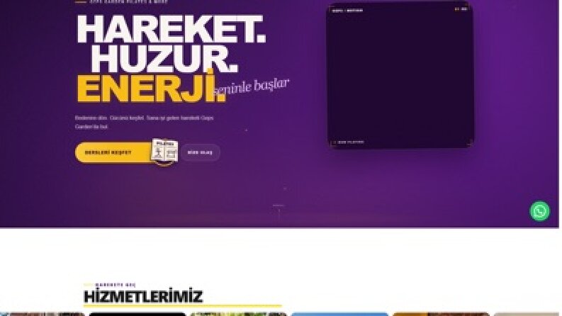 Yazılım alt yapılı sitemiz