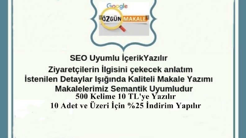 İş örneğim