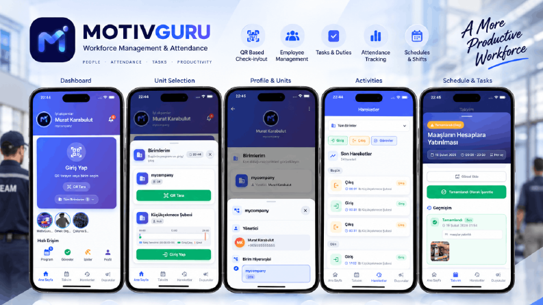 MOTIVGURU – Workforce Management & Attendance Mobile App