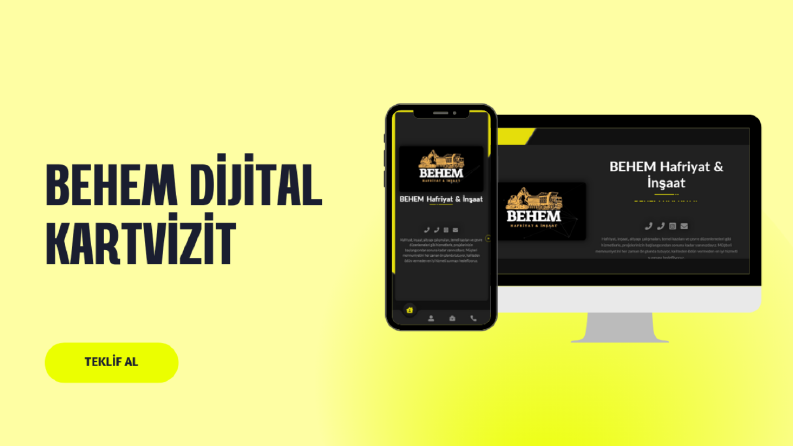 BEHEM İŞ MAKİNALARI - Dijital Kartvizit