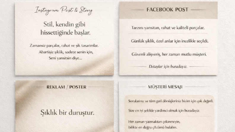 Sosyal Medya Metin Yazımı