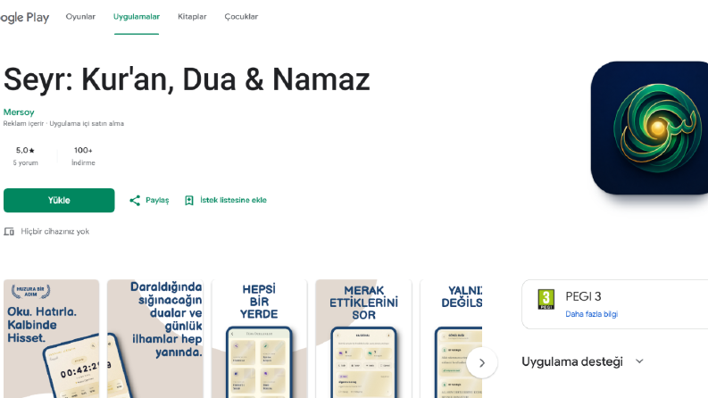 Seyr: Kur'an, Dua & Namaz