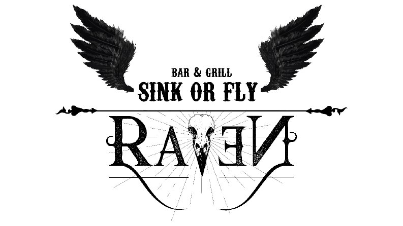 Raven Bar & Grill Logo Tasarımı