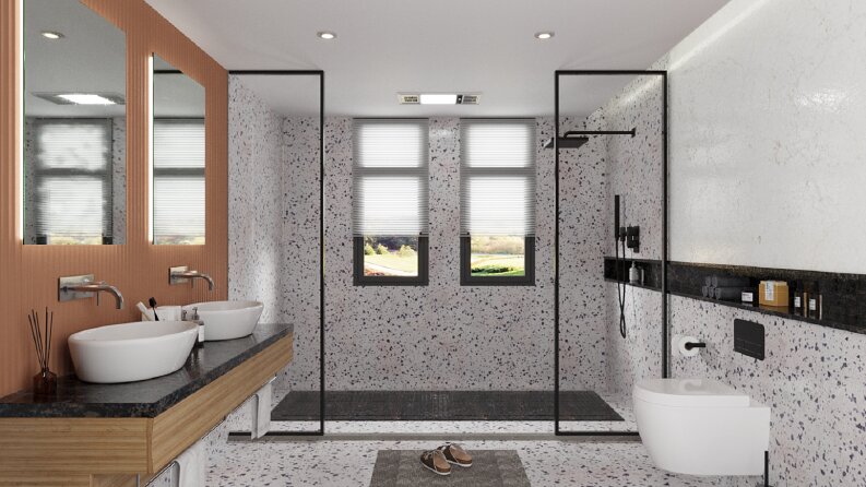 Banyo tasarımı ve görselleştirmesi