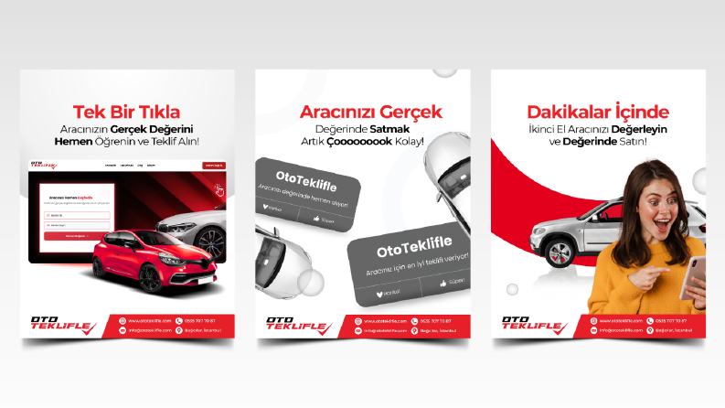 OtoTeklifle - Sosyal Medya Çalışması