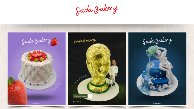 Pastacılık Sayfası – Sosyal Medya Tasarımları