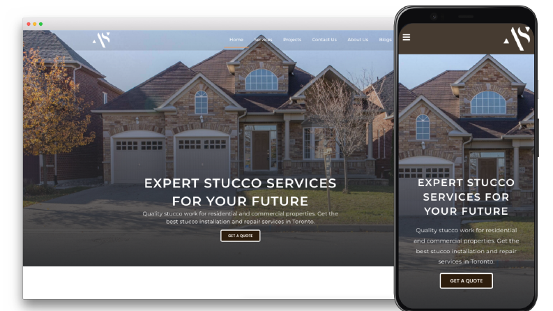 Advanced Stucco - Websitesi Tasarım ve Yayınlanması