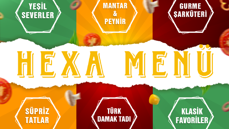 hexa pizza puzzl menü