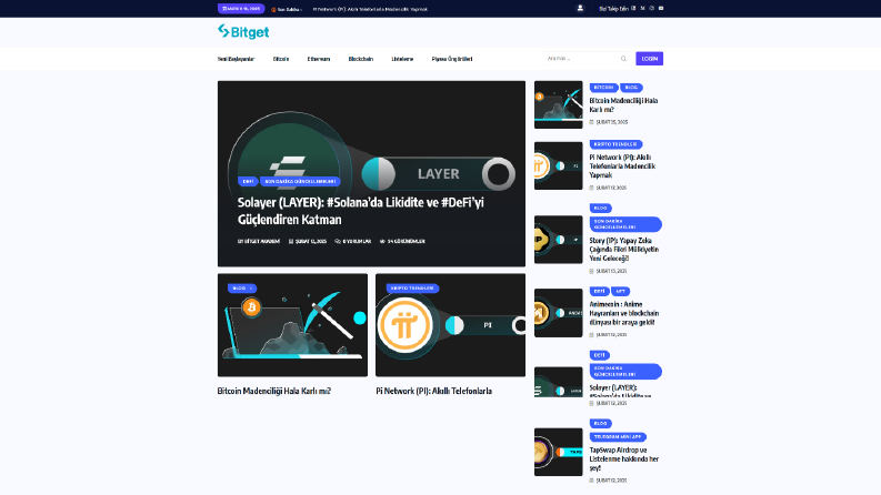 Bitget Eğitim Platformu ve SEO Odaklı Web Sitesi 