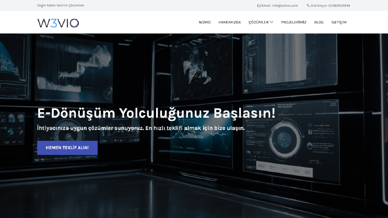 Bizim Web Sayfamız / w3vio.com