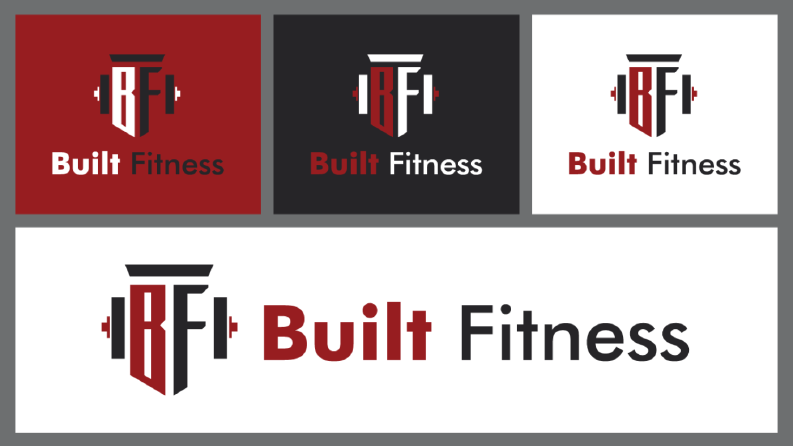 Built Fitness Logo Çalışması