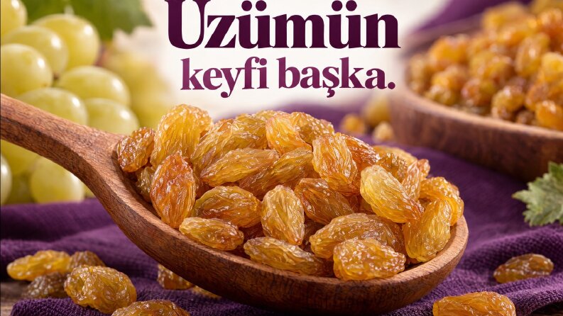 Yükselen | Kuru Üzüm Ürün Reklamı